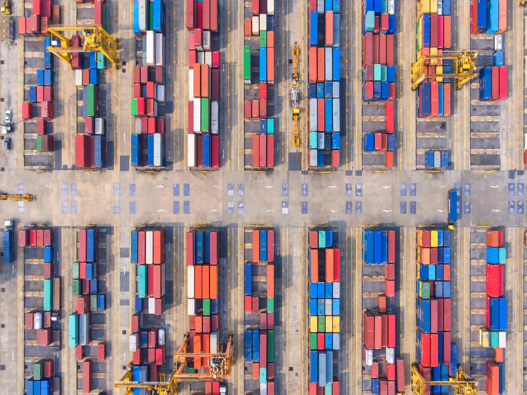 supplier-evaluation-dqs-container from bird's eye view