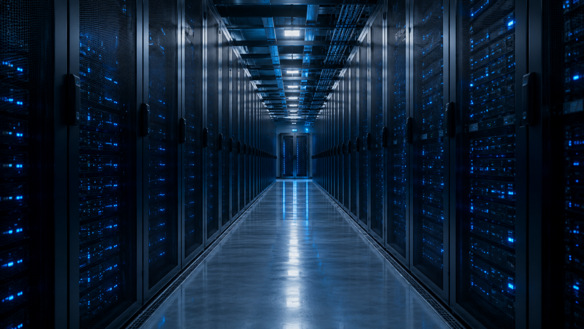 Data Center dark blue