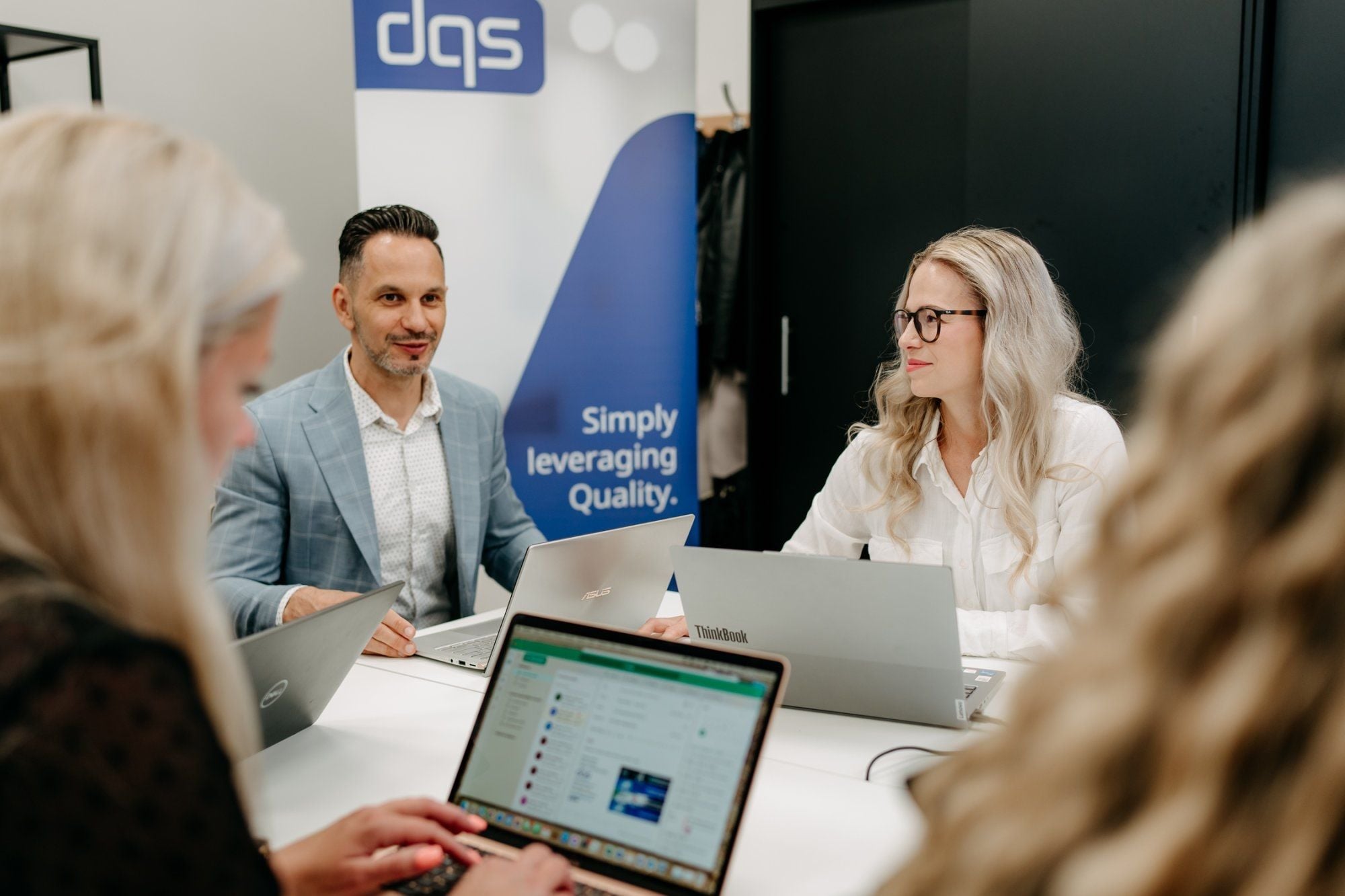 At DQS Slovakia, teamwork starts in the office. Our colleagues meet to align, collaborate, and grow 