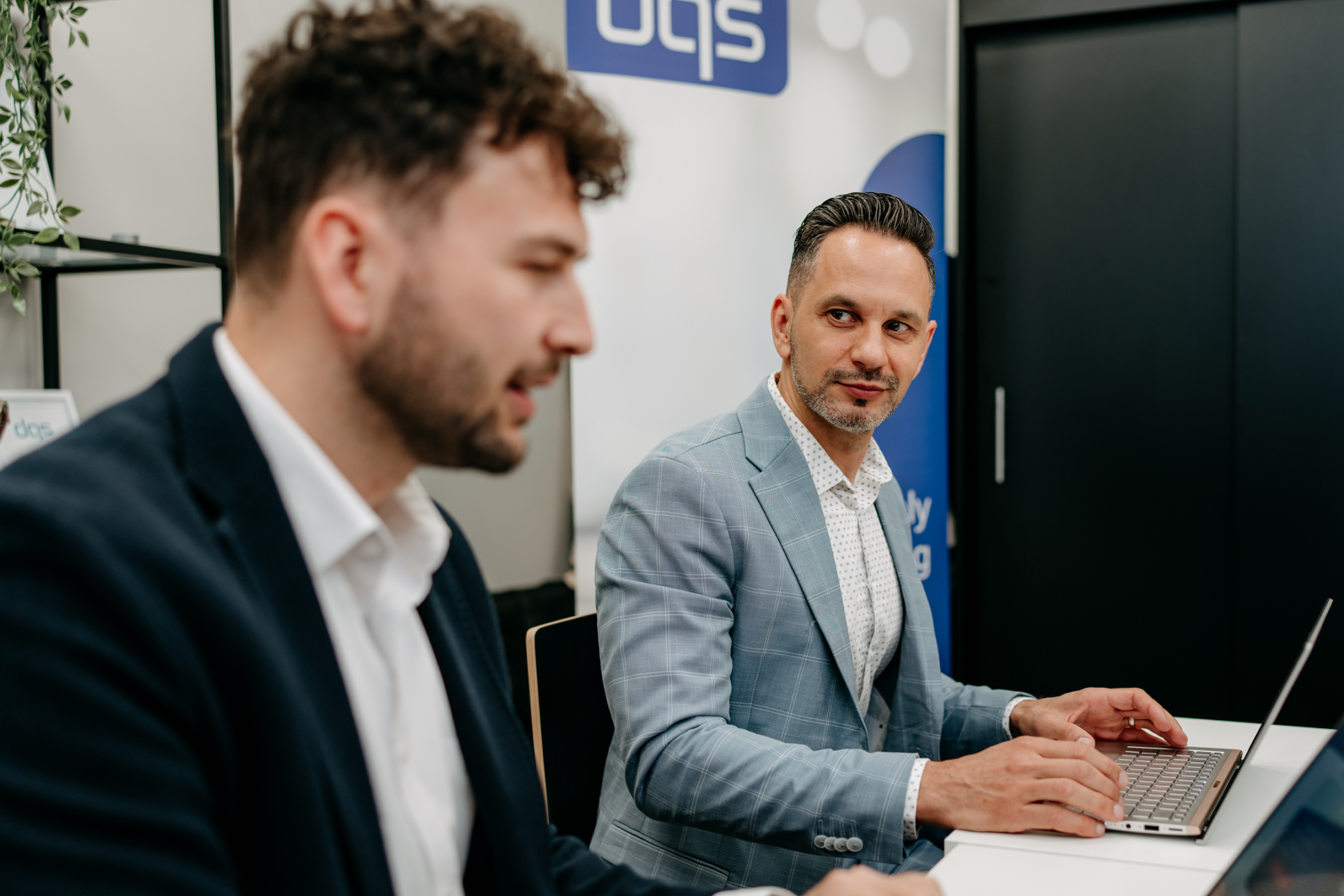 A regular day at the DQS Slovakia office – colleagues connecting and sharing ideas together.