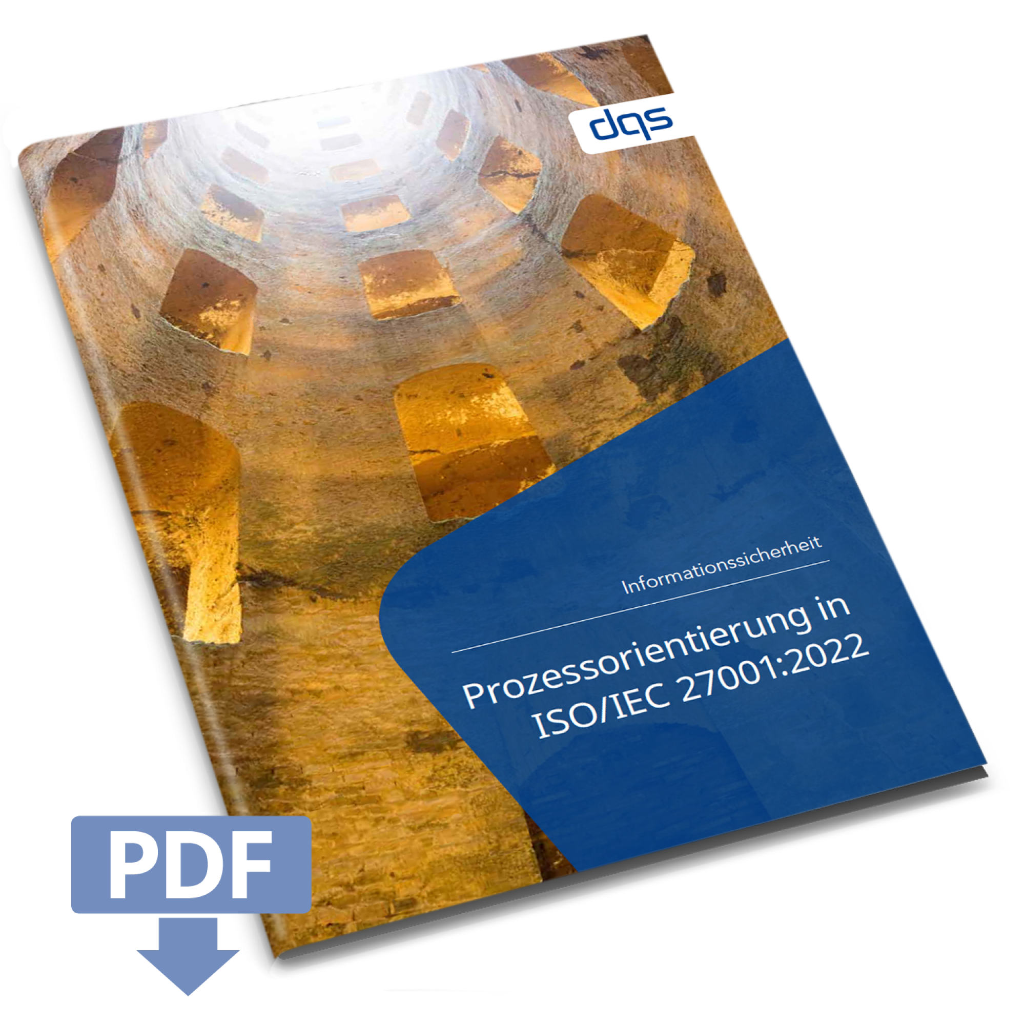 Cover sheet for white paper Process orientation in ISO 27001 with PDF