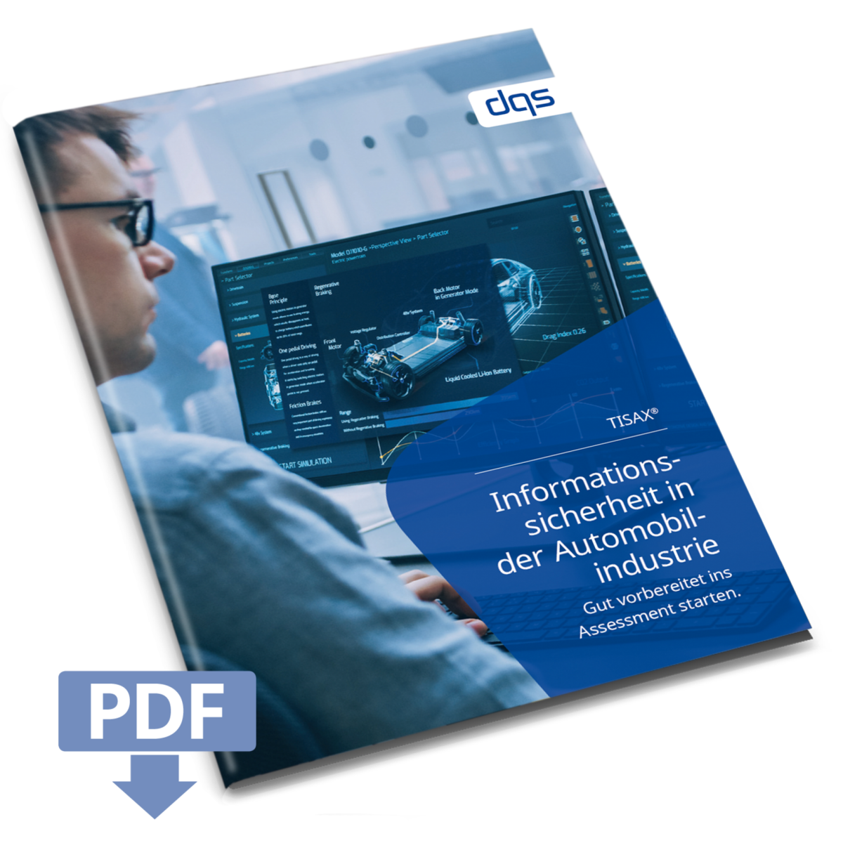 Cover sheet for German whitepaper tisax with pdf 