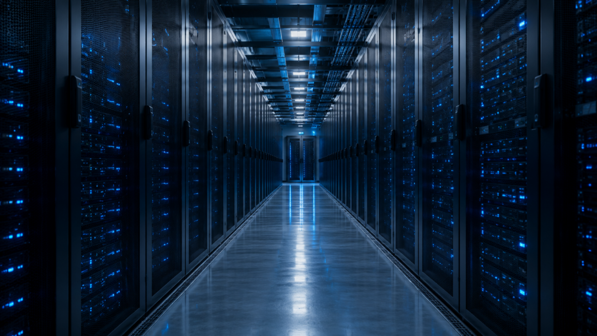 Data Center dark blue