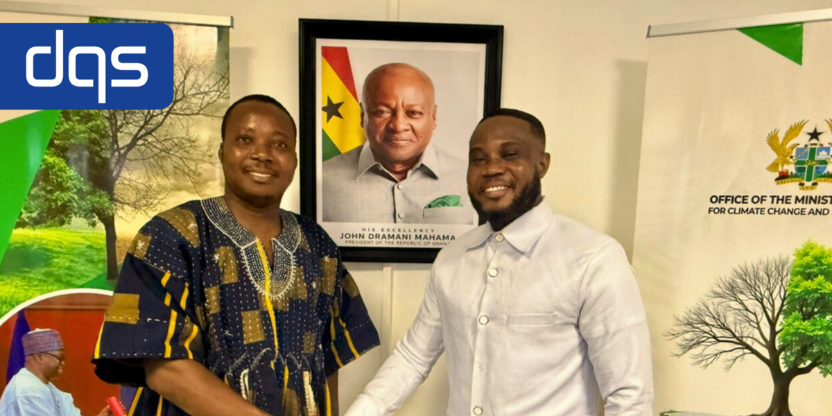 This image captures Cedric Dzelu, Technical Director at the Office of the Minister of State for Clim