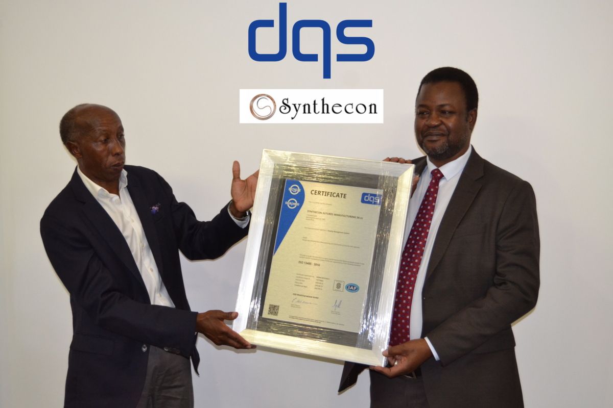 DQS Synthecon Handover - ISO 13485