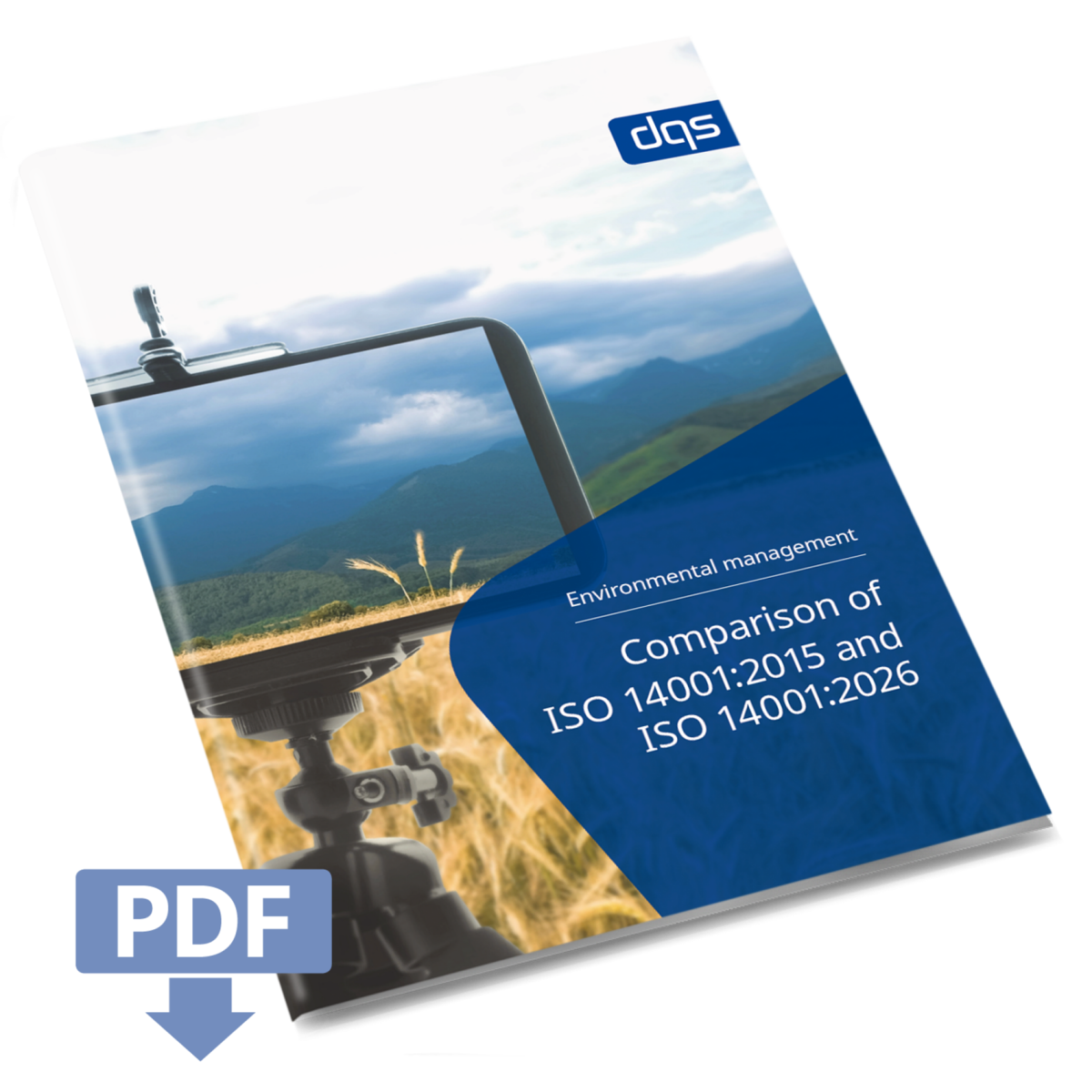 Title image of the English whitepaper on environmental management: Comparison ISO 14001:2015 vs ISO 