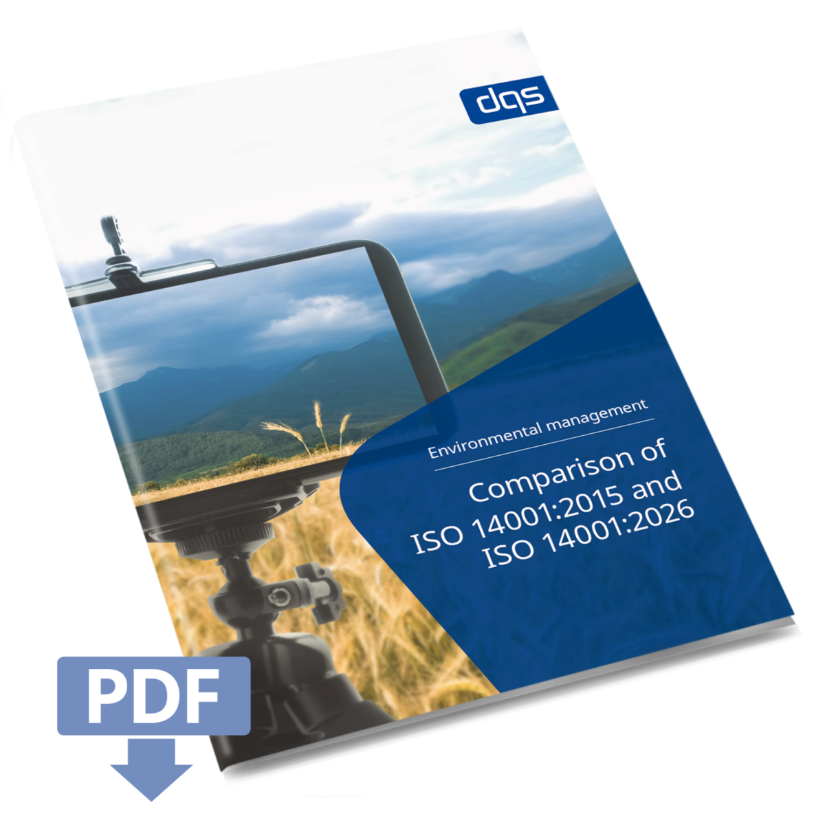 Title image of the English whitepaper on environmental management: Comparison ISO 14001:2015 vs ISO 