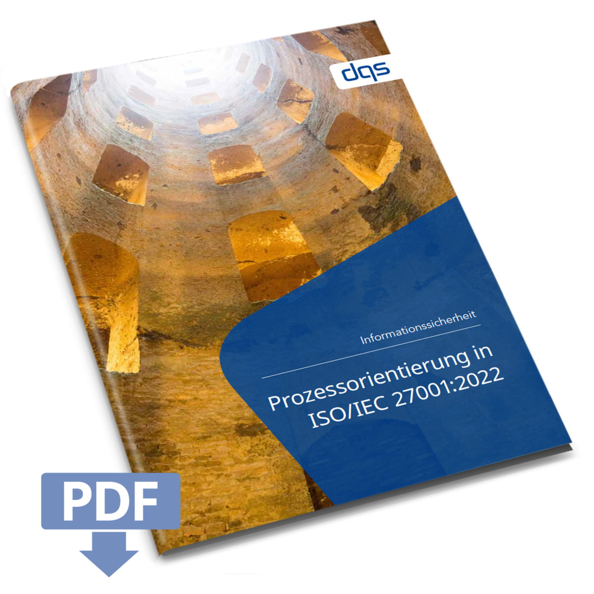 Cover sheet for white paper Process orientation in ISO 27001 with PDF