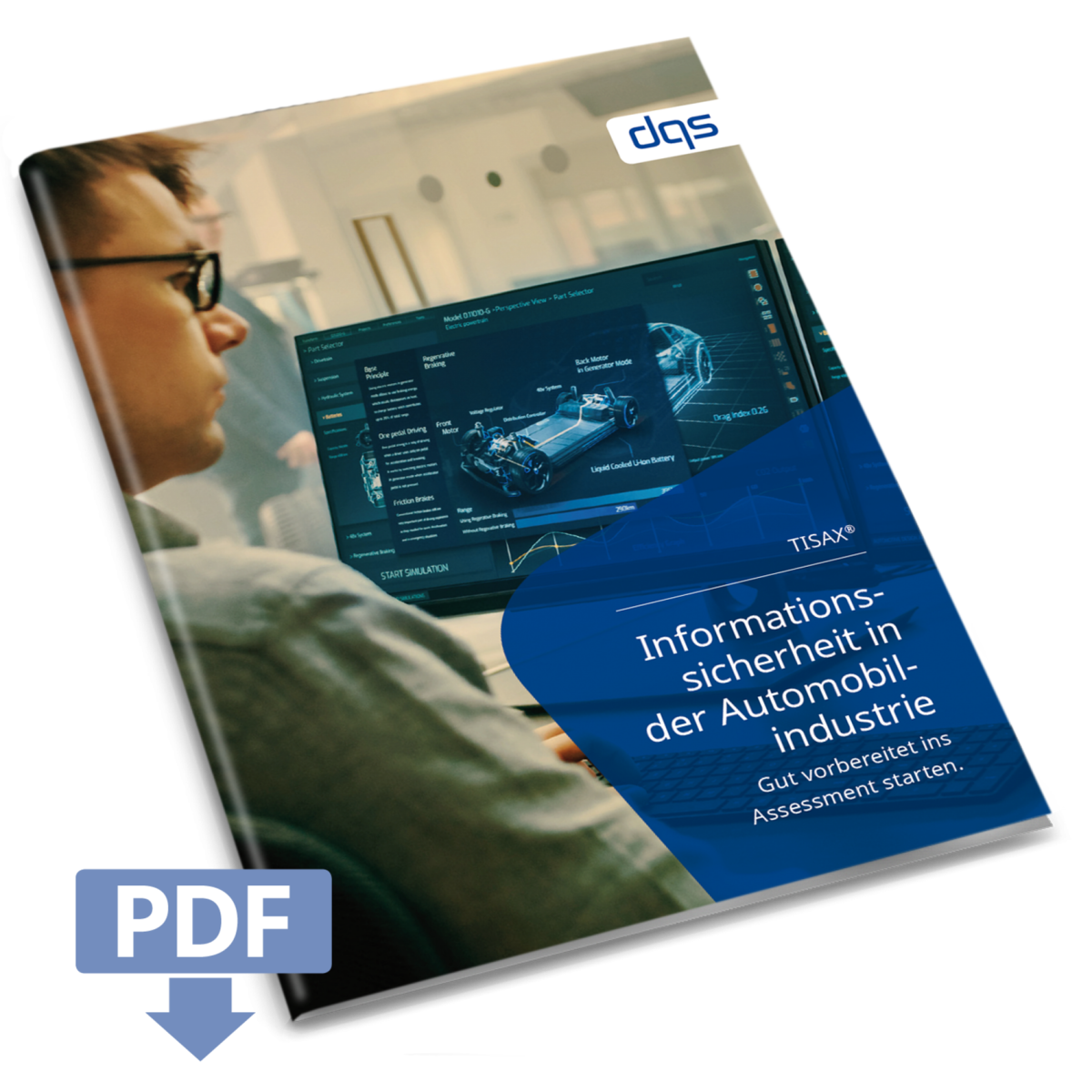 Cover sheet for German whitepaper tisax with pdf 