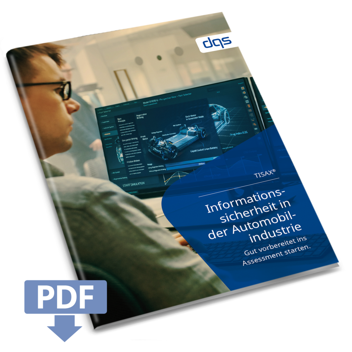 Cover sheet for German whitepaper tisax with pdf 