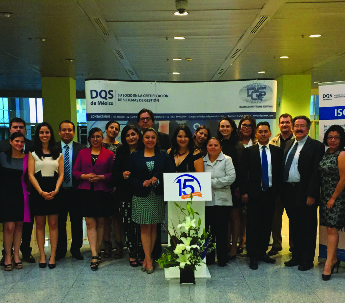 ¡DQS México 15 años de éxito al lado de nuestros socios de negocio!