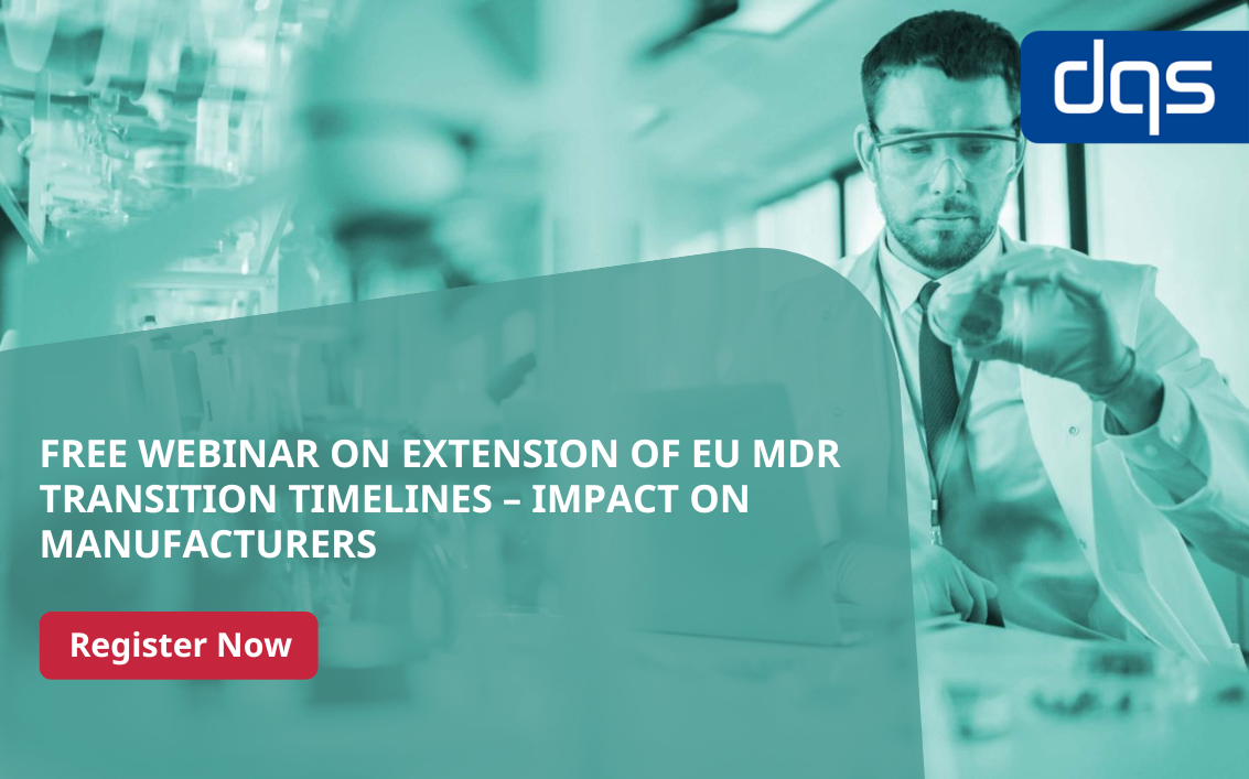MDD to MDR Transition Timeline Webinar | DQS India