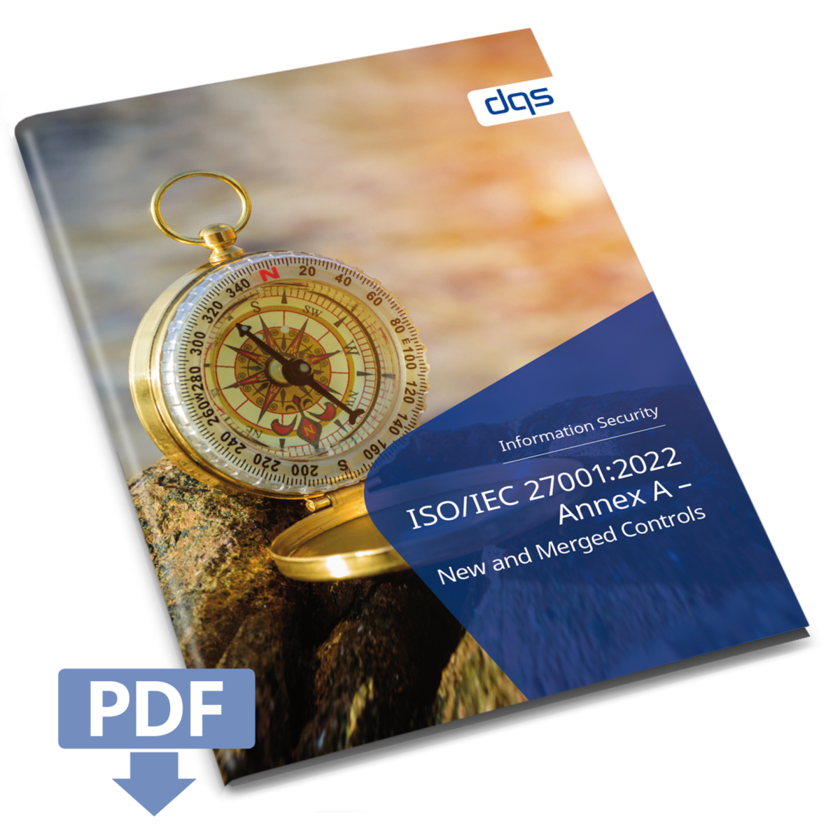 Cover sheet for white paper ISO 27001 Annex A new controls with PDF