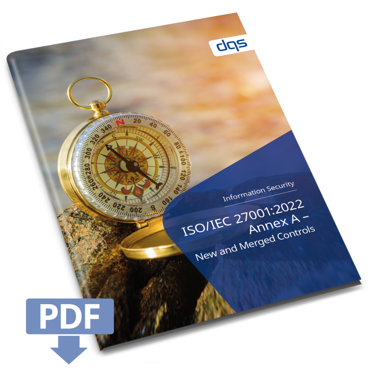 Cover sheet for white paper ISO 27001 Annex A new controls with PDF