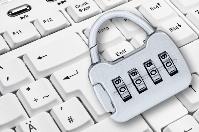 data protection-information security-dqs-keyboard secured with combination lock