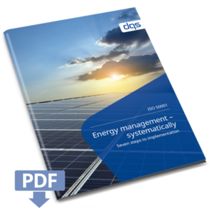 Cover of English whitepaper for ISO 50001 energy management system