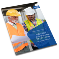 Cover sheet for German whitepaper ISO 45001 leadership with pdf 